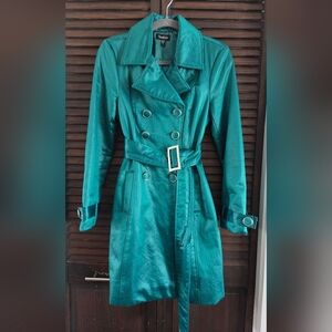 Vintage Emerald Green Bebe Coat.